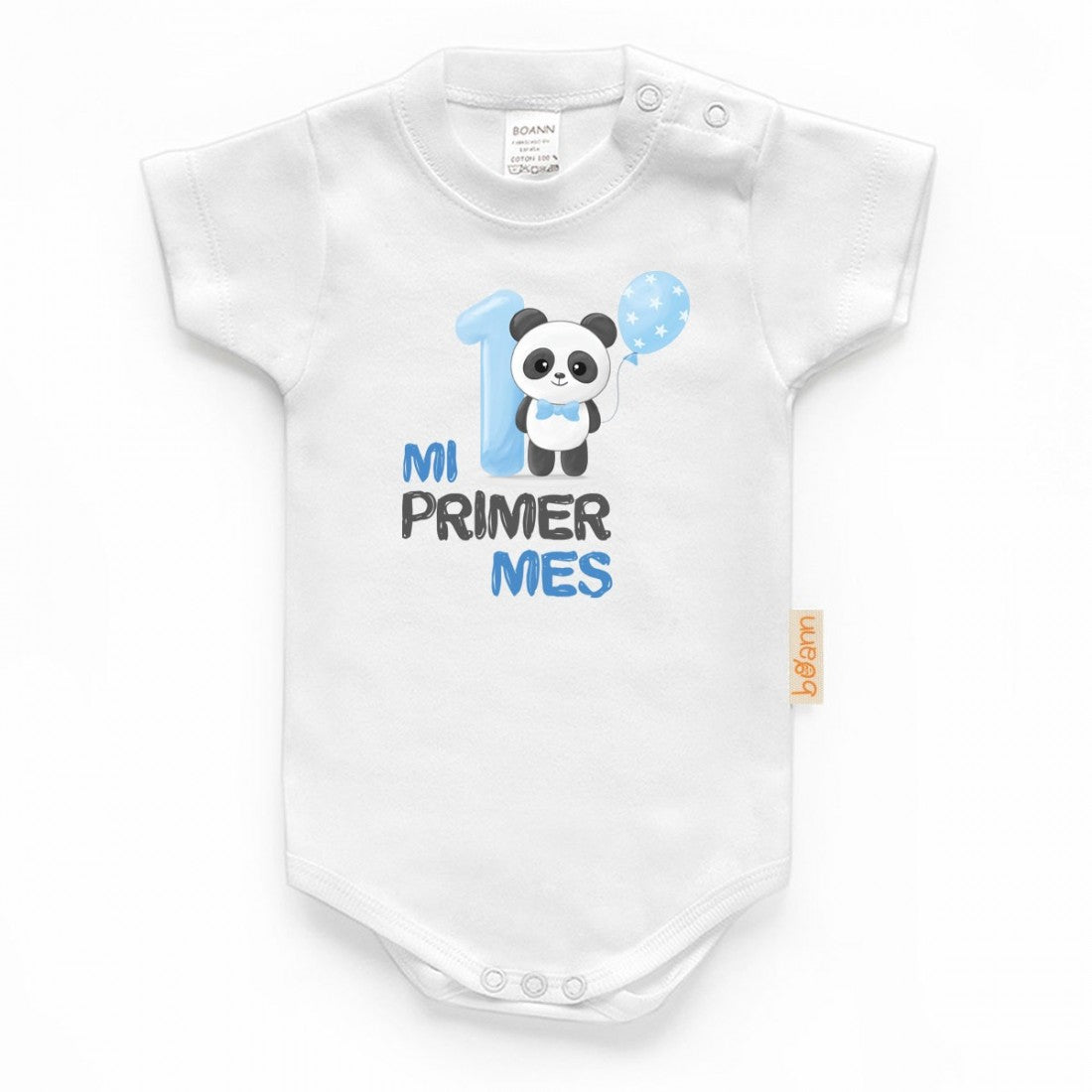 Body Personalizado Bebé Pandemial M/L - Azul/Mint - La Vida Es