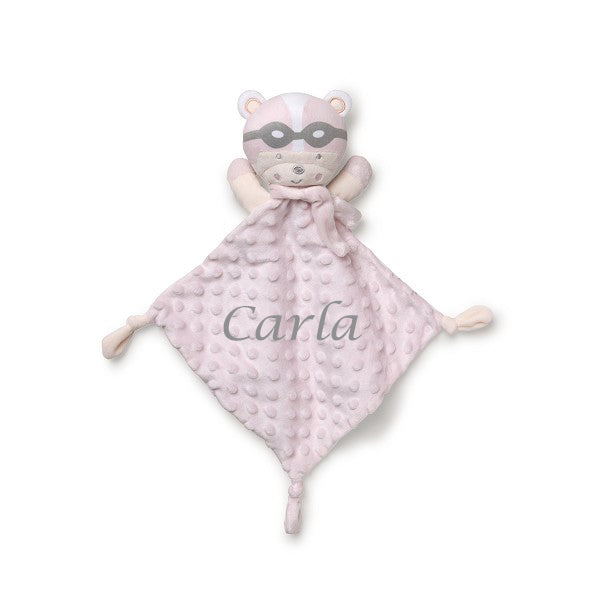 Set Paracaidista Rosa Capa + Doudou Personalizado