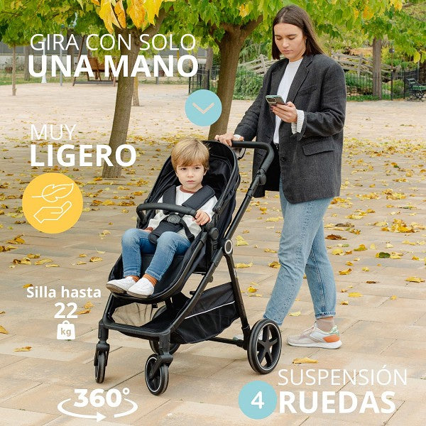 Silla de Paseo 3 en 1 Versa Negro