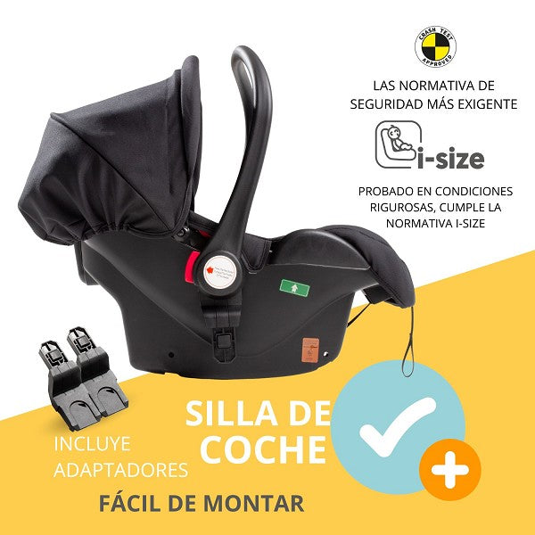 Silla de Paseo 3 en 1 Versa Negro