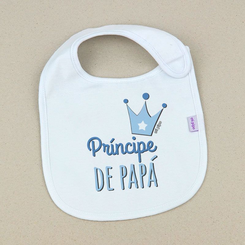 Babero Divertido Príncipe de Papá - Mikeko