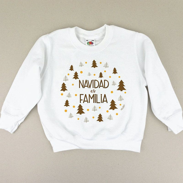 Camiseta o Sudadera Navidad es Familia