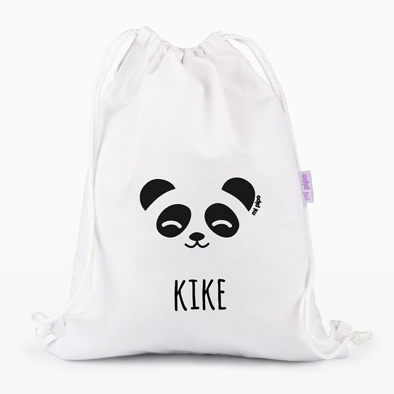 Petate Medium Lona Panda personalizado, color a elegir - Mikeko