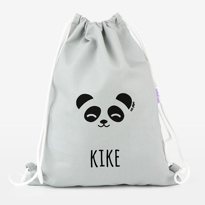 Petate Medium Lona Panda personalizado, color a elegir - Mikeko