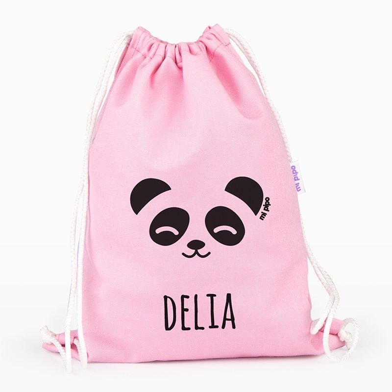 Petate Medium Lona Panda personalizado, color a elegir - Mikeko