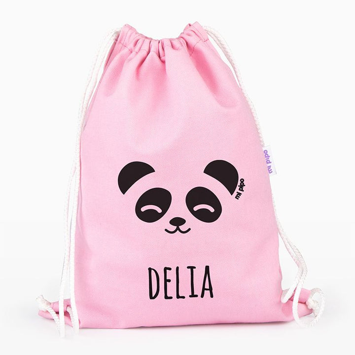 Petate Medium Lona Panda personalizado, color a elegir - Mikeko