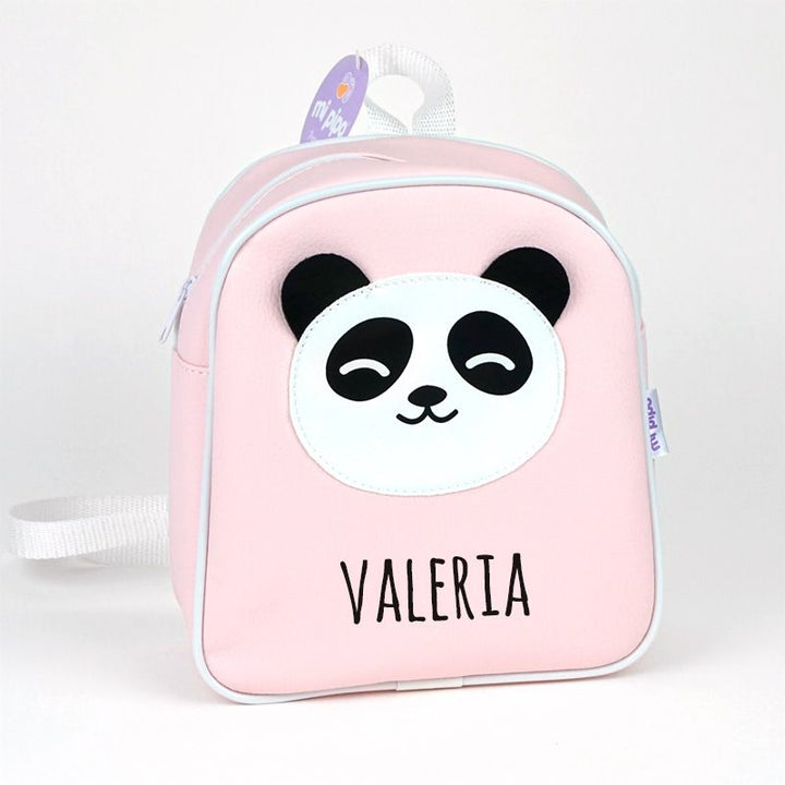 Mochila Panda Rosa Personalizada - Mikeko